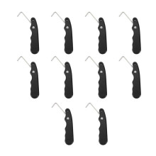 10X Universeel Praktisch voor Figuurroller met Verlengde Haak Duurzame Ijshockeytrekker Draagbare Handgreep Skate Veterspanner