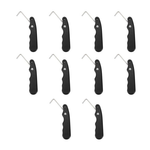 10X Universal Practical for Figure Roller with Extended Hook Durable Ice Hockey Puller Handle Skate Lace Tightener
