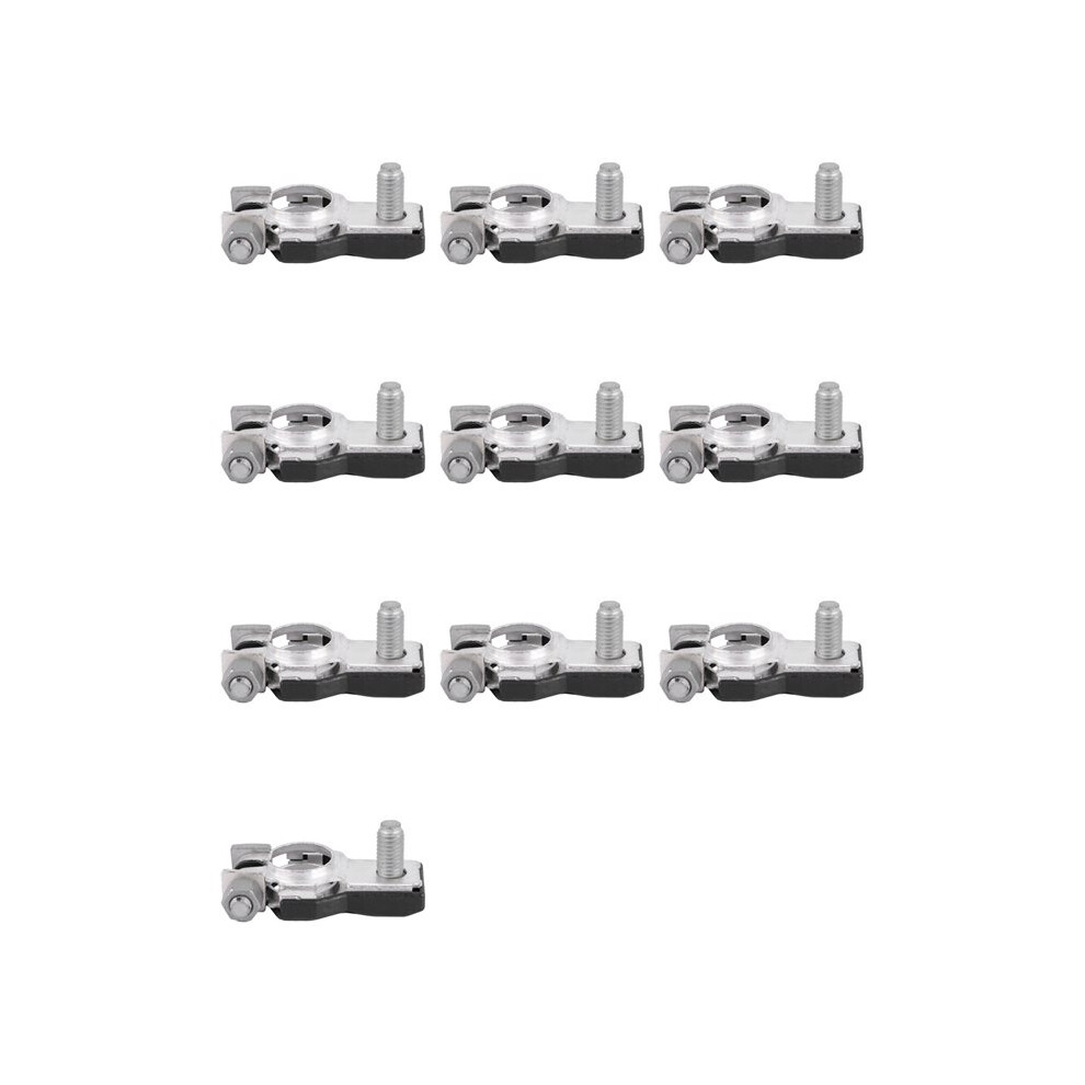 10X Positive Battery Terminal Assembly Set For :90982-05035 Silver/Black 6033108149085
