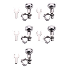 5X Universal Stainless Steel Steering Wheel Spinner Heavy Duty Car Truck Marine Boat Handle Suicide Power Knob