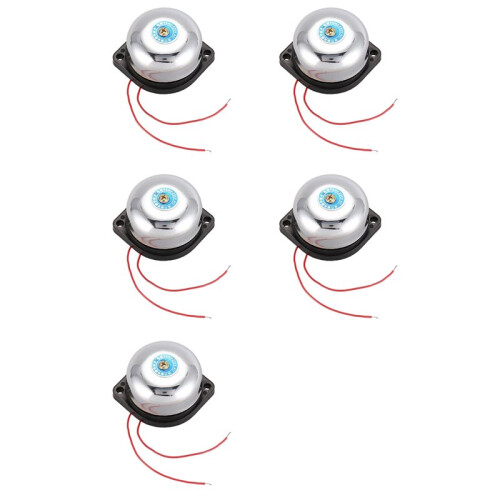 5pcs 55mm Diameter Fire Alarm Electric Gong Bell AC 220V
