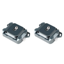 2X Cobone Quick Release Axelrem Bas med Quick Disconnect Adapter för  för  för  Kameror för Fast Release Plates