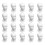20X Female Foam Mannequin  Model Hat Wig Display Stand Rack White 1