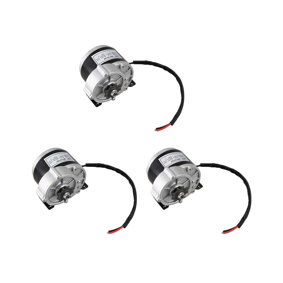 Photos - Other Transmission Components 3X MY1016Z2 250W 12V Gear Brushed Motor E-Bike Motor Brush Motor Electric Tricycle Electric Bicycle Motor EBIKE Parts