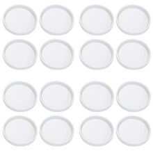 16 Pack Groß Diy Rund Coaster Silikon Form, Durch Messer 3,94 Zoll / 10 cm, Formen zum Gießen mit Harz, Zement