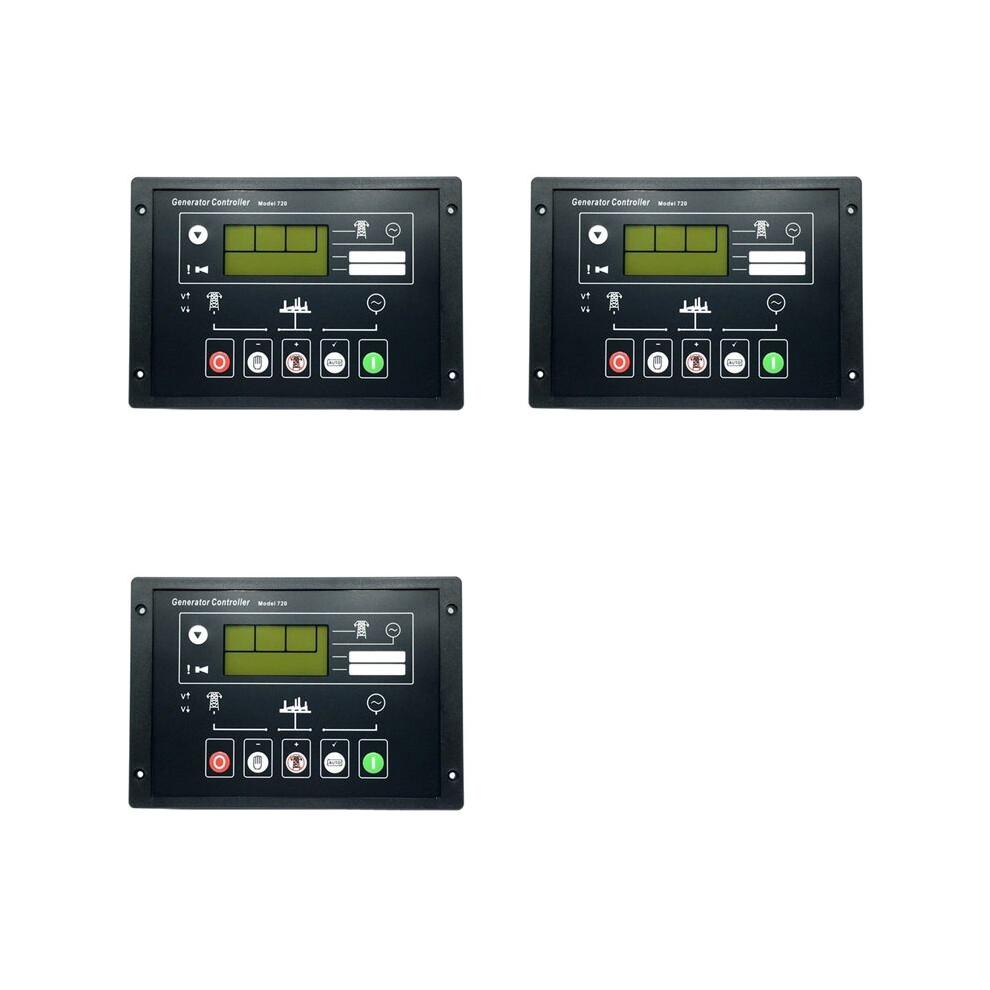 3X Dse720 Auto Start Generator Controller Module Generator Control Panel Alternator Protecting Control Board Genset 6032398802533