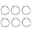 6X V70 Viola Strings Nickel Chrome Wound ADGC Full Set Wire  End 1