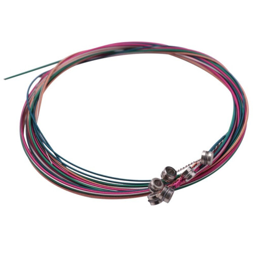 12 Sets Guitar Strings Replacement Steel String for Acoustic Guitar (4 Brass Set, 4 Copper Set and 4 Multicolor Set) 2