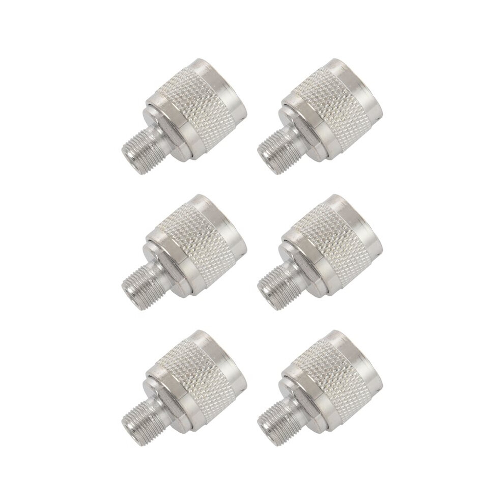 Photos - Switch 12pcs N Type Male Plug to F Female RF Coaxial Adapter Connector for Wireless Antenna,Silver