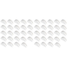 48PCS White Table Number Stands, Wooden Light Weight Wedding Table Name Holder, Small Size Place Card Holders