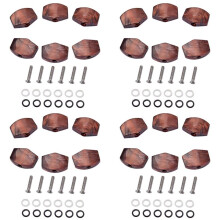 24 Pcs/Set Guitar Tuning Peg Buttons, Tuning Pegs Knobs Machine Heads Buttons for Guitar