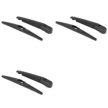 3 Set 10 Inch Rear Windshield Wiper Blade Arm Set for Soul 2010-2017 Back Windscreen Wiper Arm Rear Wiper Blades