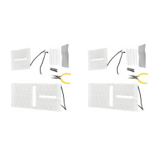 2Set Back Heater Kit Bottom&Top Heater Elements Pad 88940288 88940289 for Chevy Pickup 03-07 641106 641105