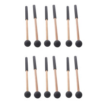 6 Pair Tongue Drum Mallets Soft Rubber Drum Mallets Sticks for Drums Tongue Drums and Keyboard Percussion