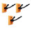 3X Violin Rack Hanger Violin Wall Mount Violin Wall Hook Solid Wood Base Violin Rack Can Hang Violin Bow 2