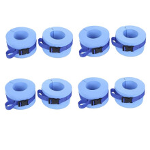8X Schwimm Gewichte Wasser Ärmelstulpe Wasser Aerobic Schwimmring Fitness Übung Satz Stählen Knöchel Arme Gürtel