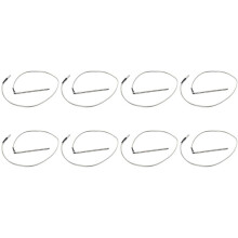 8X 6-Snarige Hooggevoelige Akoestische Gitaarbrug Zadelstang Piëzo Metalen Staaf Folkgitaar Pickup Stok Gitaaraccessoires