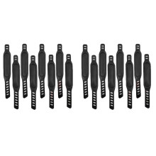 16 Piezas Correas de Pedal de Bicicleta de Ejercicio, Correas de Pedal Ajustables Correas de Pedal de Pie para Bicicleta de Ejercicio Giratoria Hogar
