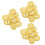 48 Pcs Flute Leather Pads Replacement Durable Exquisite Wind Instrument 1