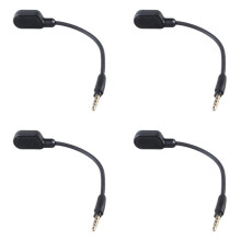 4X Replacement Game Mic 3.5mm Microphone for HyperX Cloud 3 III Gaming Headsets Headphones