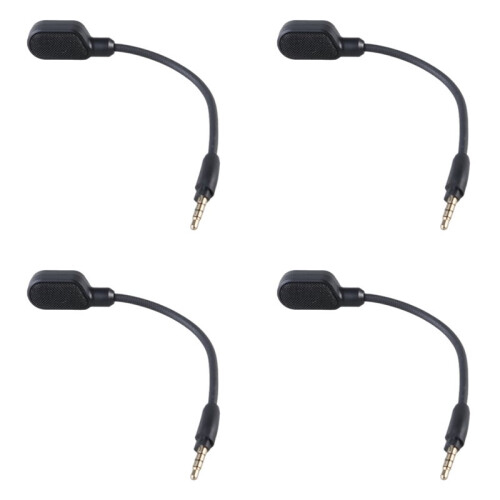 4X Microfono Sostitutivo da Gioco da 3,5 mm per Cuffie da Gioco  HyperX Cloud 3 III