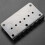 2 set Hardtail Guitar Bridge Body Through per 6 Parti Elettriche Nero 7
