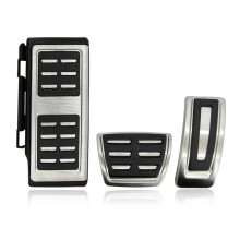 Stainless Steel Brake Pedals Footrest Accelerator Brake for- 7 Octavia for- A3 S3