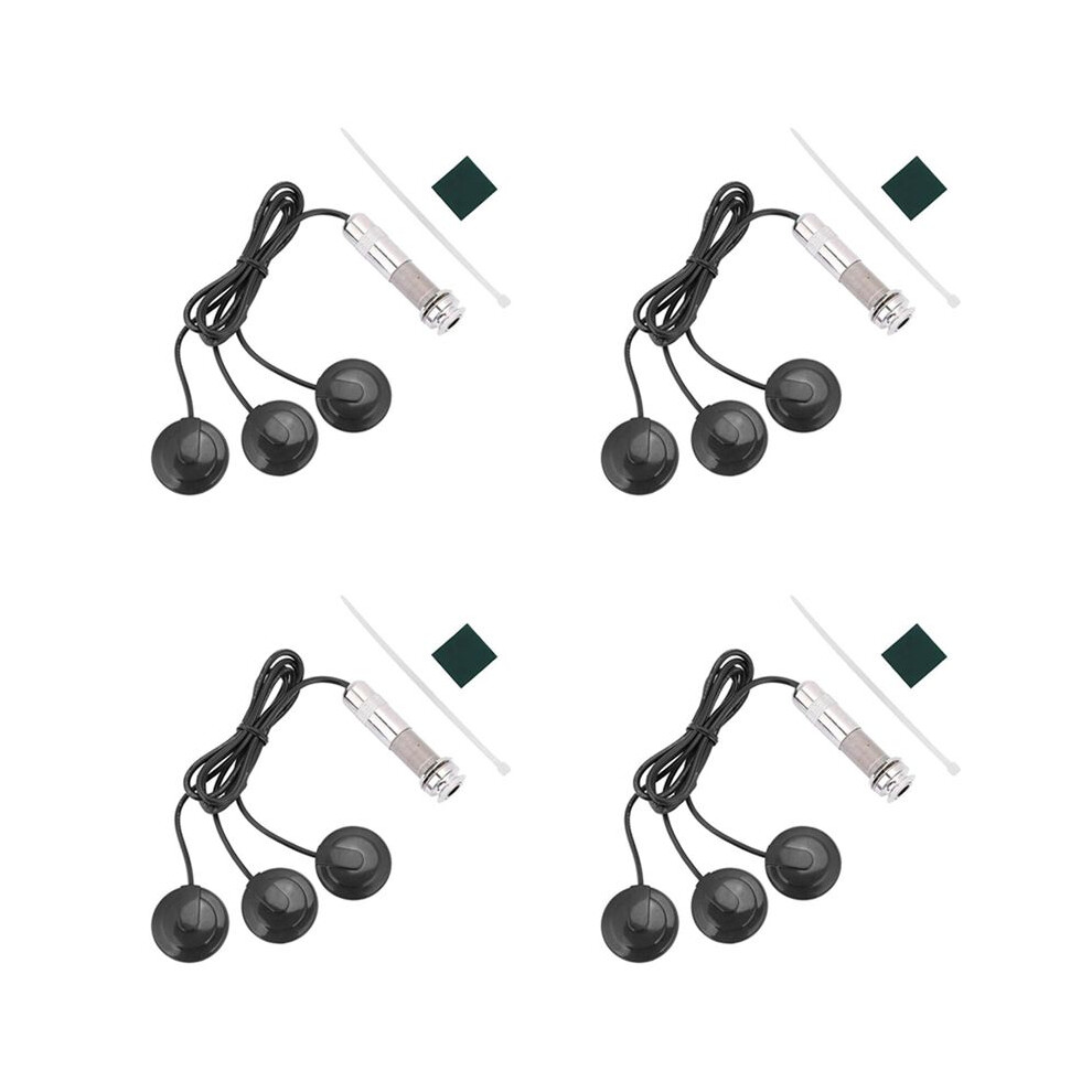 4Pcs Guitar Pickup 3X Piezo Pickup Transducer For Acoustic Guitar Ukulele Mandolin Instruments 6032999284127