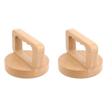 2X Wood Baren for Printmaking,Beech Block Printing Tool Printing Press Tool Hand Printing Tool Linoleum Block