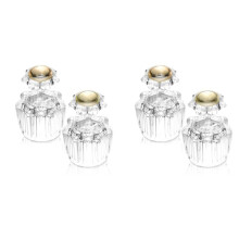 Bathroom Faucet Knobs Replacement, Bathtub Faucet Handles 2 Pair Hot and Cold 4 Knobs for Delta LDR Delex Peerless
