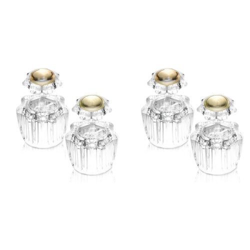 Bathroom Faucet Knobs Replacement, Bathtub Faucet Handles 2 Pair Hot and Cold 4 Knobs for Delta LDR Delex Peerless
