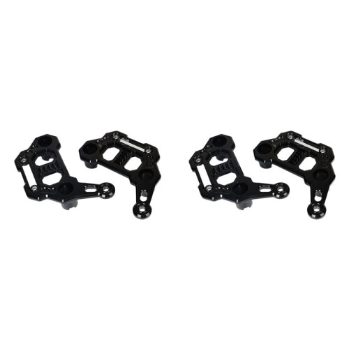 4x Dual Light Bar Mount Bracket for   JL Gladiator JT 2018-2025 Ditch Light Cowl Light A-Pillar Brackets 1