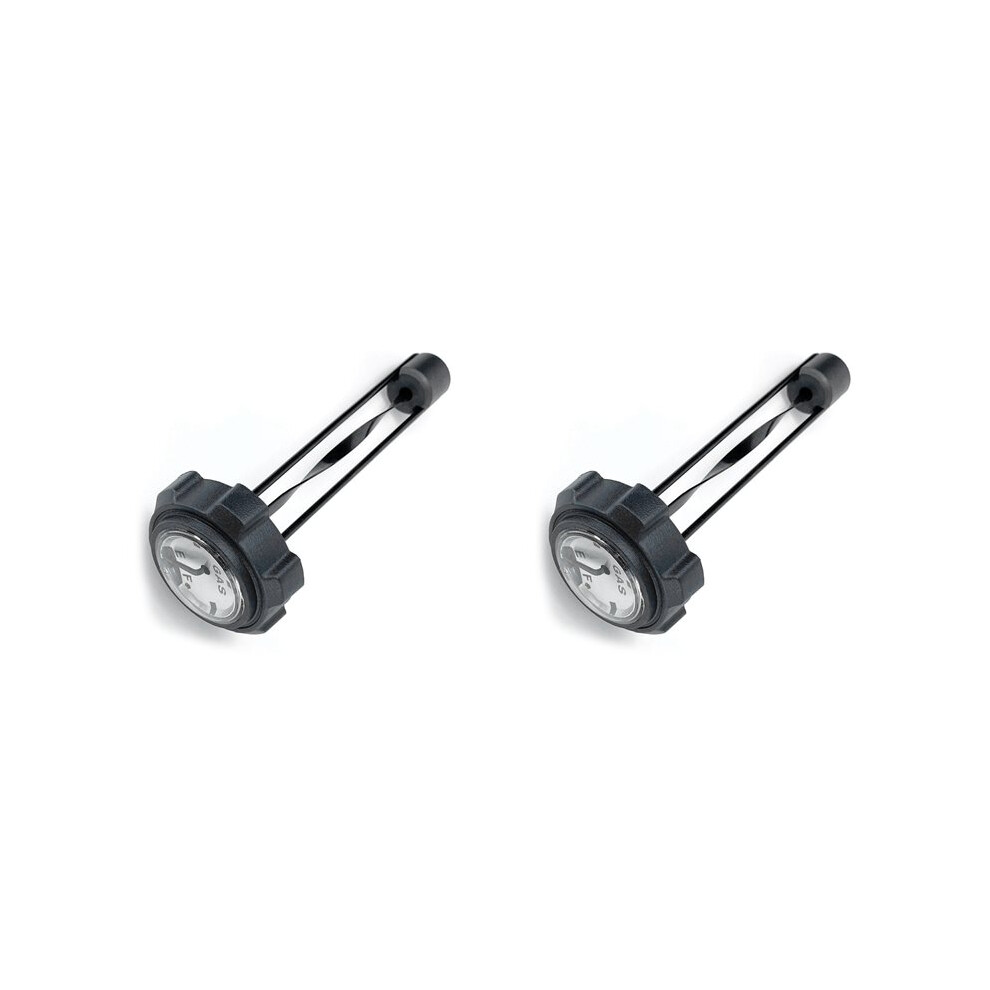 Photos - Car Service Station Equipment 2X Snowmobile Screw Non-Vented Gas Fuel Caps with Gauge Mechanical Diesels Fuel Tanks Level Gauge