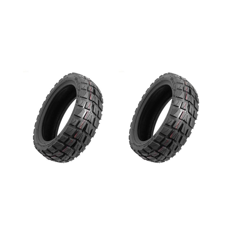 2Pcs 10 Inch 10X2.75-6.5 Off-Road Tires Vacuum Tire Tubeless Kickscooter Wearproof Rubber Tyre 4712721312732
