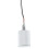 10X E27 Ceramic Screw Base Round LED Light Bulb Lamp Socket Holder Adapter Metal Lamp Holder with Wire White 7