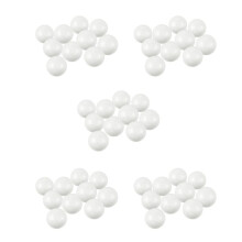 50 X Weihnachtsdekoration Modellierung Handwerk Polystyrol Schaum Kugel Sphaere 6cm --- Weiss
