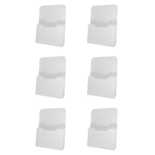 6X Practical Magnetic Wall File Holders  Holder Whiteboard Versatile Storage Box Desktop Container Easy to Store 1