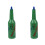 2X Flair Bartender Bartending Practice Bar Pub Bottle Wine Cocktail Shaker - Green 1