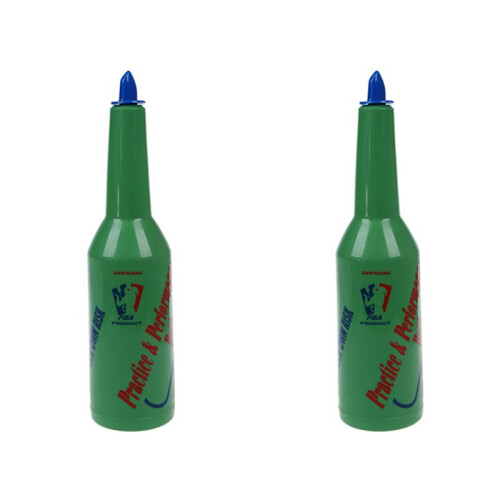 2X Flair Bartender Bartending Practice Bar Pub Bottle Wine Cocktail Shaker - Green