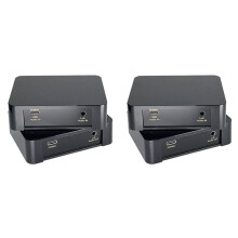 2X 200M UHF Hifi Digital Wireless Transmitter Receiver Wireless Audio Stereo Music Adapter Transceiver for Laptop