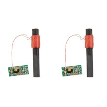 2X Module Récepteur à Fréquence Unique WWVB 60 KHz, Module D'Horloge Radio, Module Récepteur DCF avec Antenne