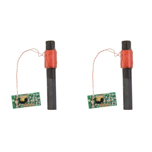 2X WWVB 60KHz Single Frequency Module Receiver Radio  Module Radio Clock Module DCF Receiver Module with Antenna 1