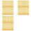 105pcs Gold Acrylic  Sticks, Reusable  Sticks for Cakesicle Sticks, Bulk Glitter  Sticks 1