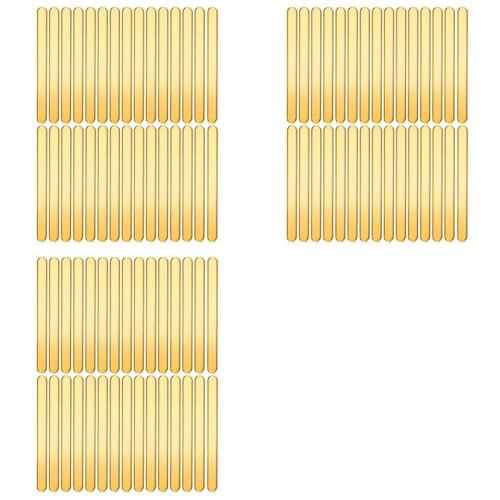 105pcs Gold Acrylic  Sticks, Reusable  Sticks for Cakesicle Sticks, Bulk Glitter  Sticks