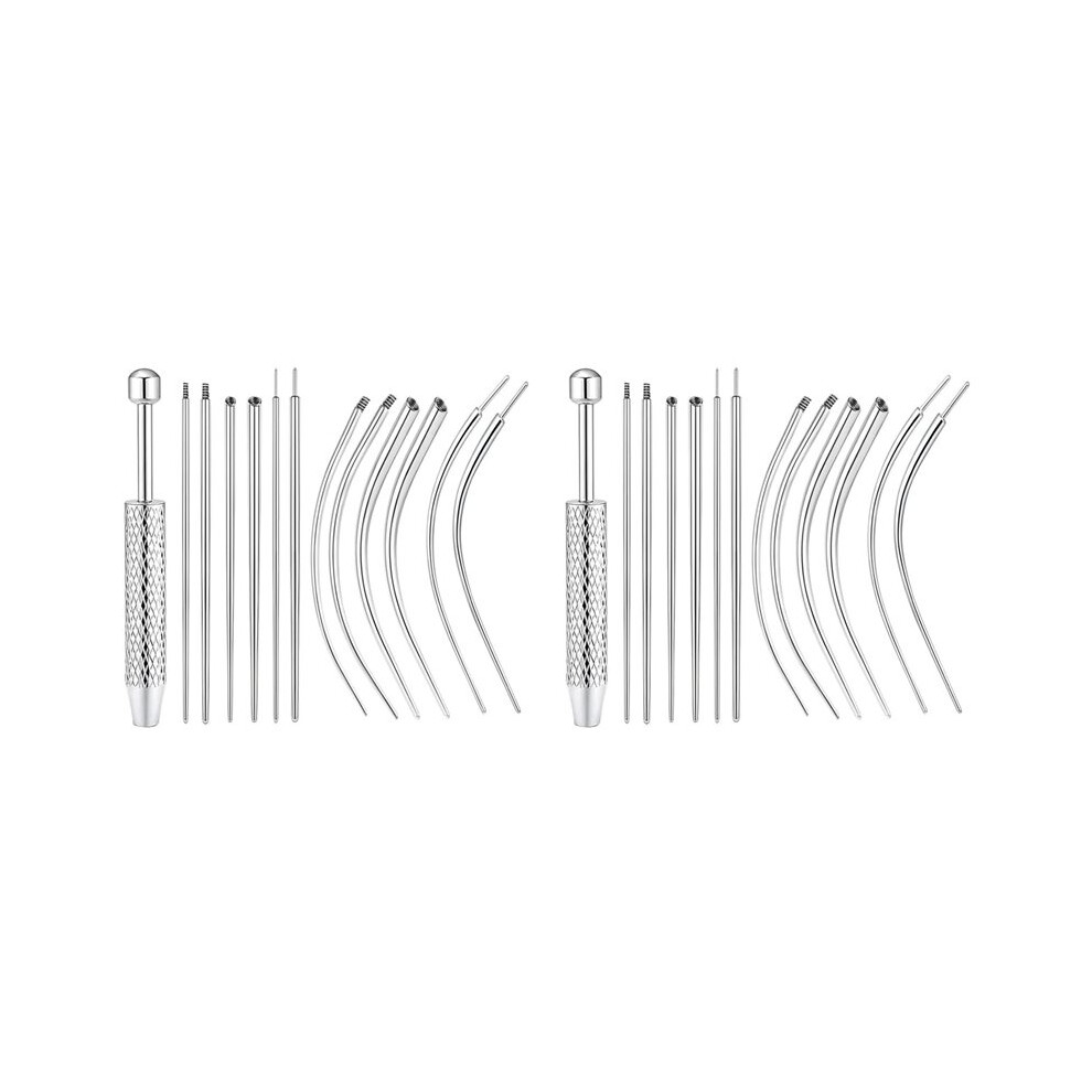 2X Piercing  Grabber Tool,14g 16g 18g 20gPiercing Taper,Surgical Steel Piercing Changing Tool for Stud Earring