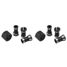 8pcs 6mm 8mm 6.35mm Electric Router Milling Cutter Collet Chuck M15 Screw Nut for Trimming Engraving Machines