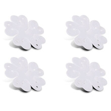 Pack of 200 Portable Flower Shape Balloon Clips Holder for Wedding Event Decorations Birthday Party Supplies