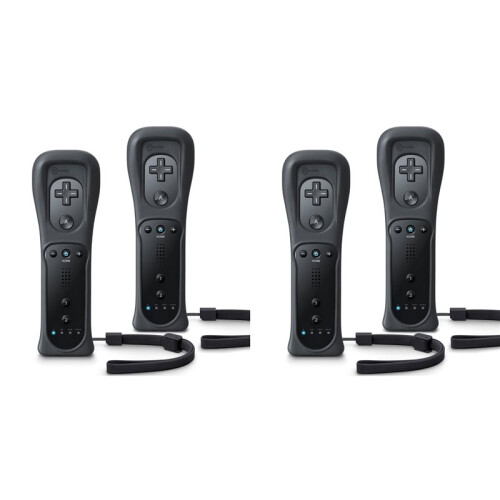 Pacote com 4 Controles Remotos para  e  U, com Capa de Silicone e Alça de Pulso