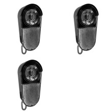 3X Faro Delantero para Bicicleta Eléctrica de 36 V y 48 V, Luz Delantera para Bicicleta Eléctrica, Accesorios para Ciclismo Nocturno Al Aire Libre