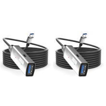 2X USB 3.0 Actieve Verlengkabel met Booster Actieve USB 3.0 Verlengkabel USB 3.0 Verlengkabel Mannelijk Naar Vrouwelijk 10M